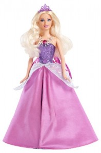 Barbie princesa Catania con falda y alas desplegables