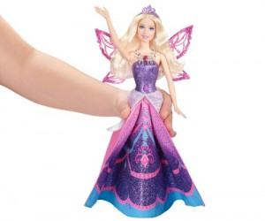 Muñeca Barbie princesa Catania convertida en hada